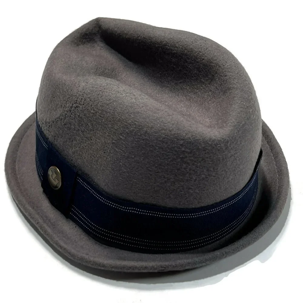 Goorin Bros Fedora Hat Medium Gray London Bound‎ New NWT